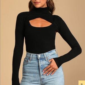 Lulus two piece sweater top (worn once)